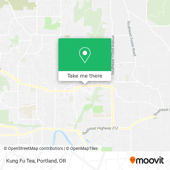 Kung Fu Tea map