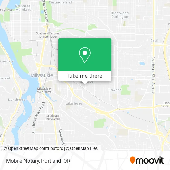Mapa de Mobile Notary