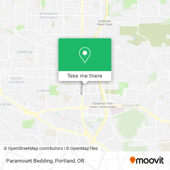 Paramount Bedding map