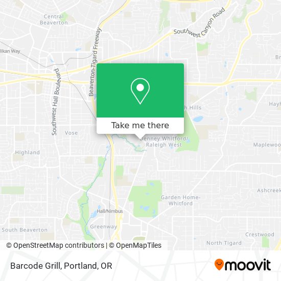 Barcode Grill map