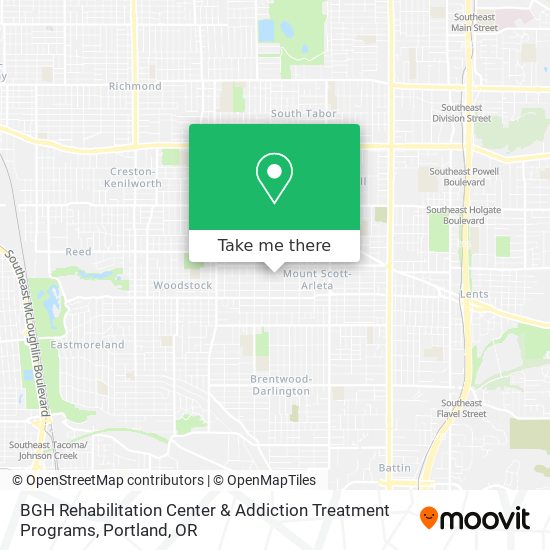 BGH Rehabilitation Center & Addiction Treatment Programs map