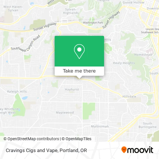Mapa de Cravings Cigs and Vape