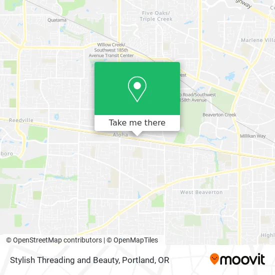 Stylish Threading and Beauty map