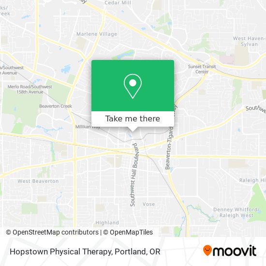 Hopstown Physical Therapy map