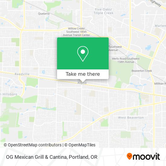 OG Mexican Grill & Cantina map