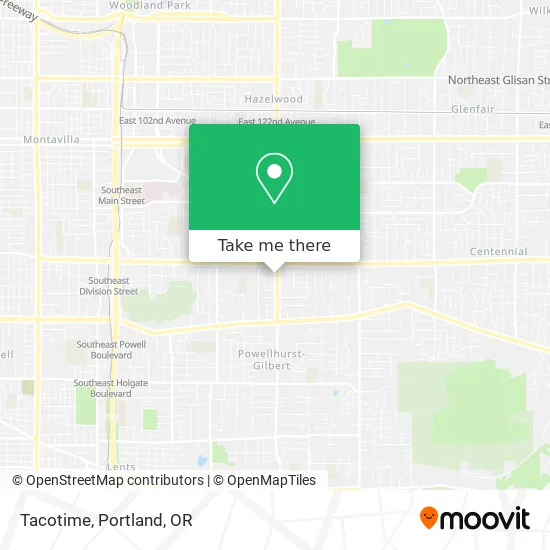 Tacotime map