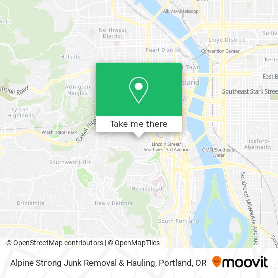 Alpine Strong Junk Removal & Hauling map
