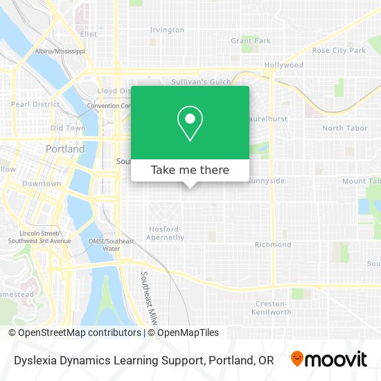 Mapa de Dyslexia Dynamics Learning Support