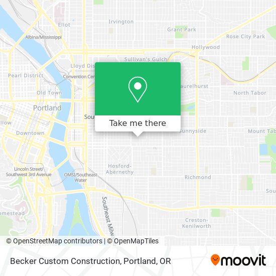 Becker Custom Construction map