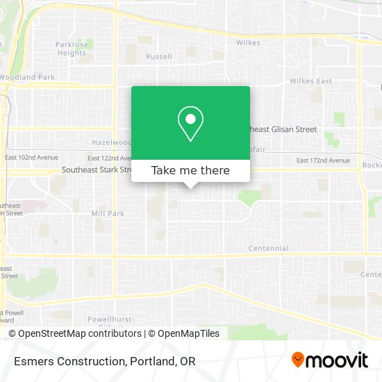 Esmers Construction map