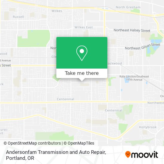 Mapa de Andersonfam Transmission and Auto Repair