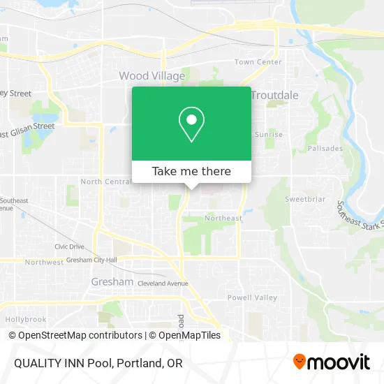 QUALITY INN Pool map