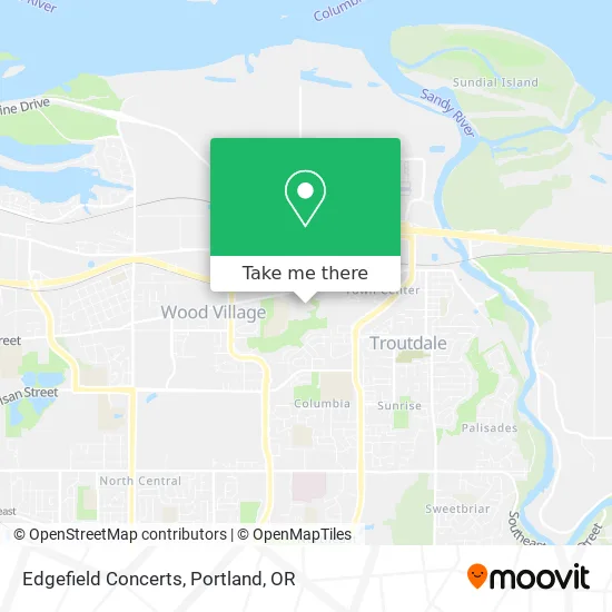 Edgefield Concerts map