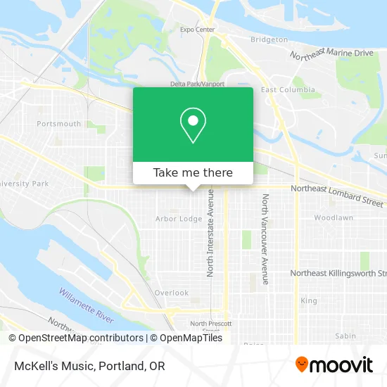 McKell's Music map
