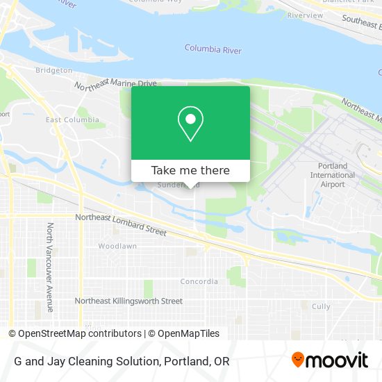 G and Jay Cleaning Solution map
