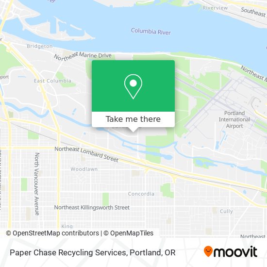 Mapa de Paper Chase Recycling Services
