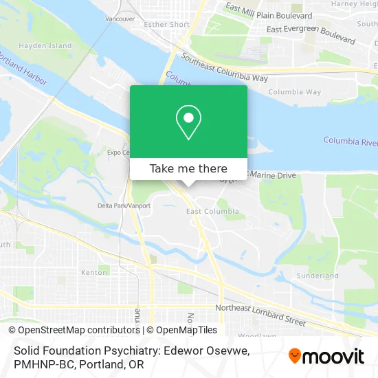 Solid Foundation Psychiatry: Edewor Osevwe, PMHNP-BC map