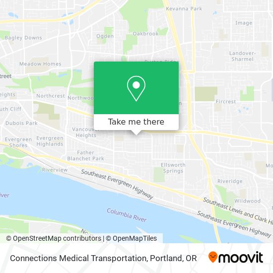 Mapa de Connections Medical Transportation
