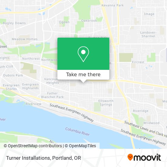 Mapa de Turner Installations