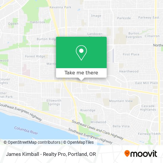 James Kimball - Realty Pro map