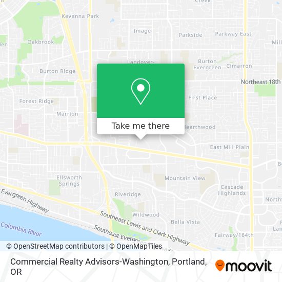 Commercial Realty Advisors-Washington map