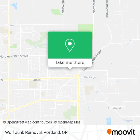 Wolf Junk Removal map