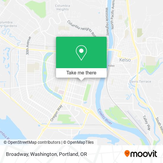 Mapa de Broadway, Washington
