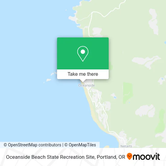 Oceanside Beach State Recreation Site map