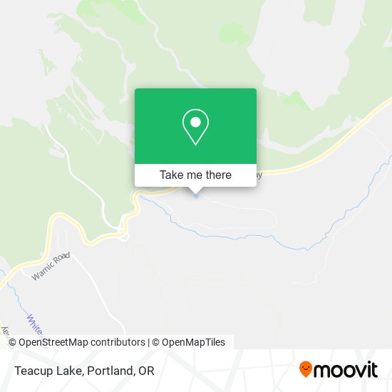 Mapa de Teacup Lake