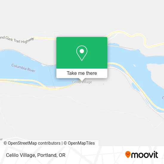 Celilo Village map