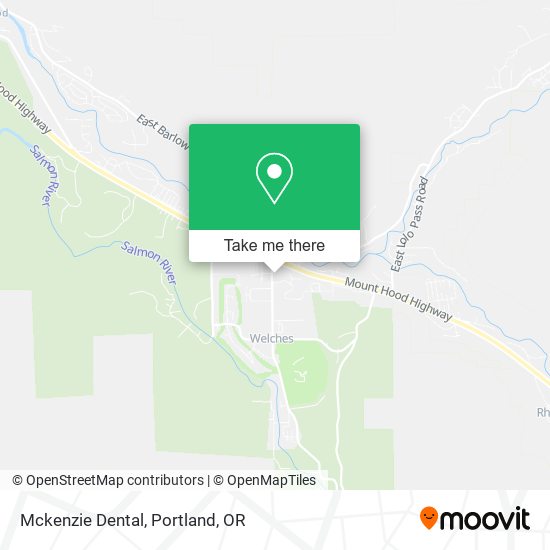 Mckenzie Dental map