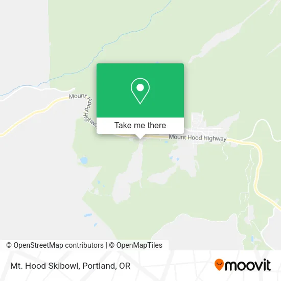 Mt. Hood Skibowl map