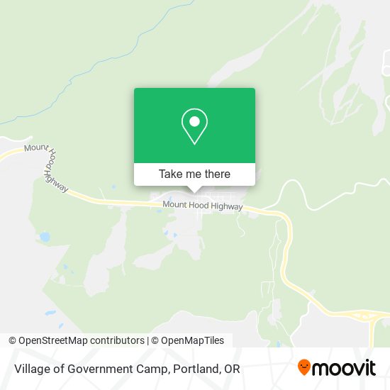 Village of Government Camp map