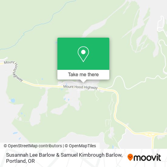 Mapa de Susannah Lee Barlow & Samuel Kimbrough Barlow