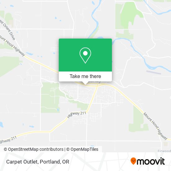 Mapa de Carpet Outlet