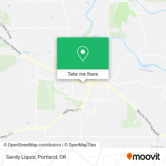 Sandy Liquor map