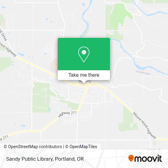 Sandy Public Library map