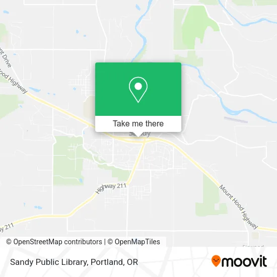 Mapa de Sandy Public Library