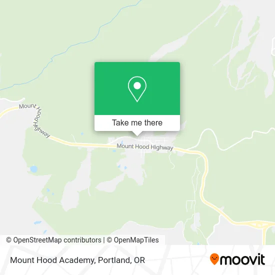 Mount Hood Academy map