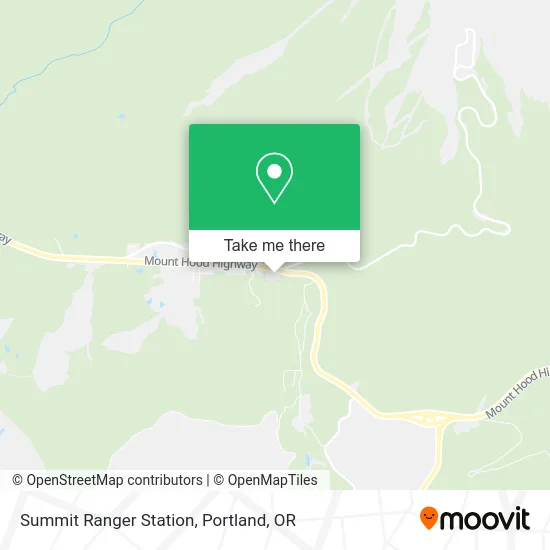 Summit Ranger Station map