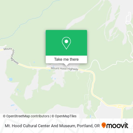 Mt. Hood Cultural Center And Museum map