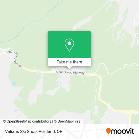 Valians Ski Shop map