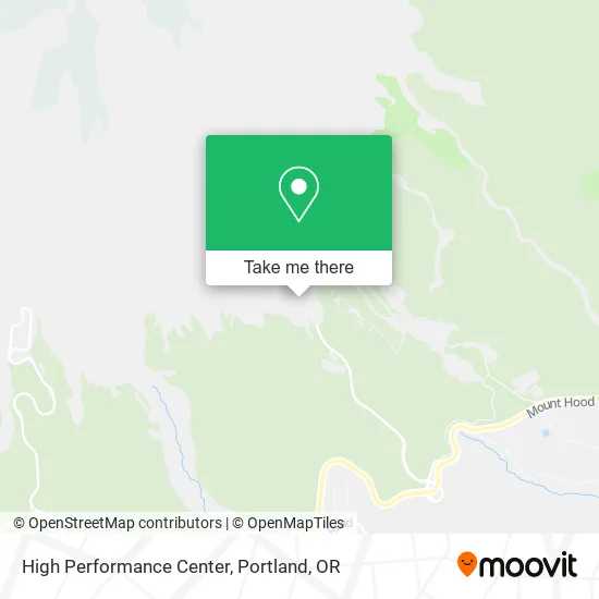 Mapa de High Performance Center