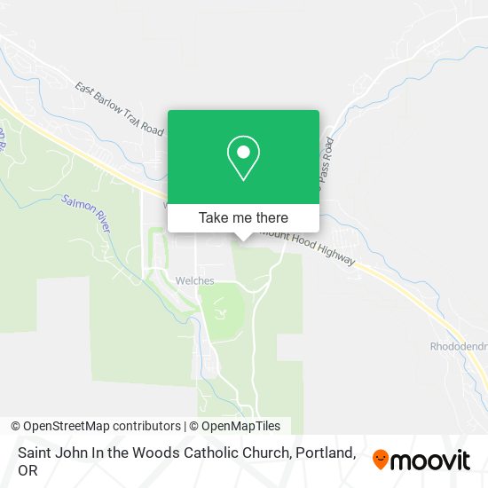 Saint John In the Woods Catholic Church map