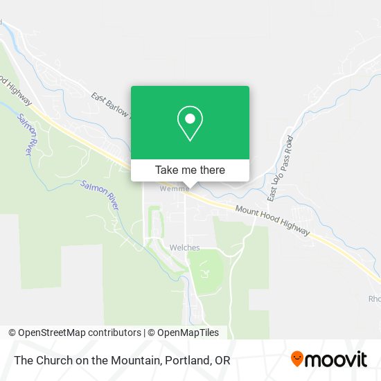 The Church on the Mountain map