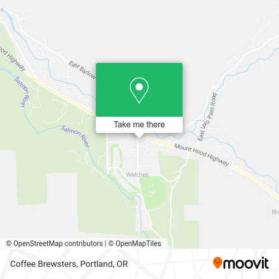 Coffee Brewsters map