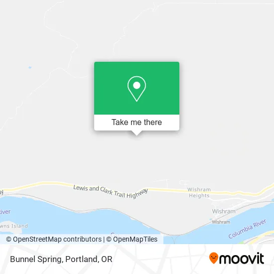 Bunnel Spring map