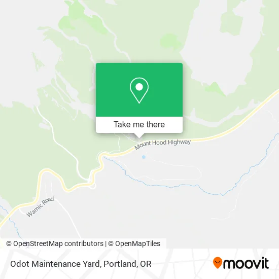 Mapa de Odot Maintenance Yard