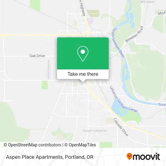 Mapa de Aspen Place Apartments
