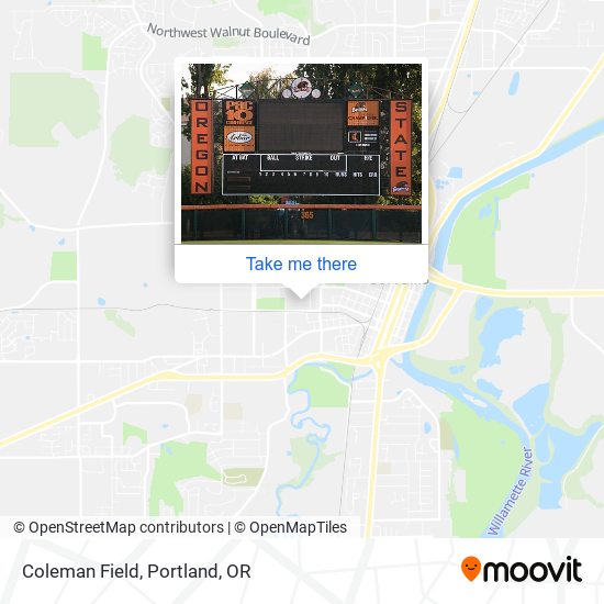 Coleman Field map